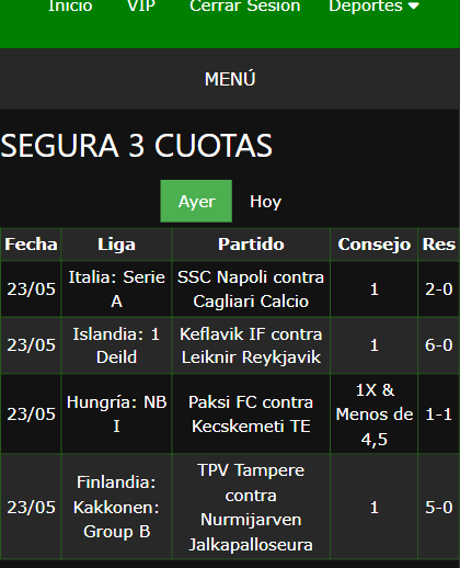 boletas de apuestas ganadoras